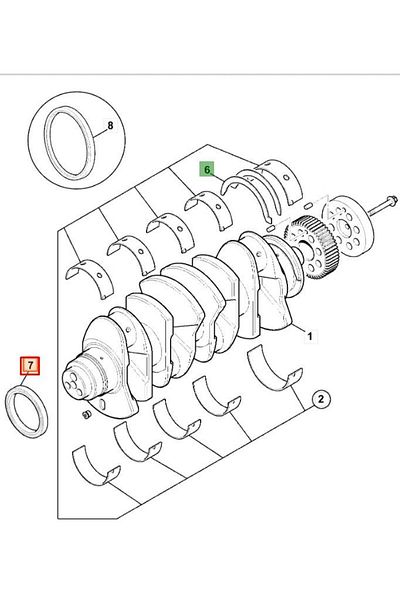 Jcb 320/03119/O - FRONT CRANK SEAL