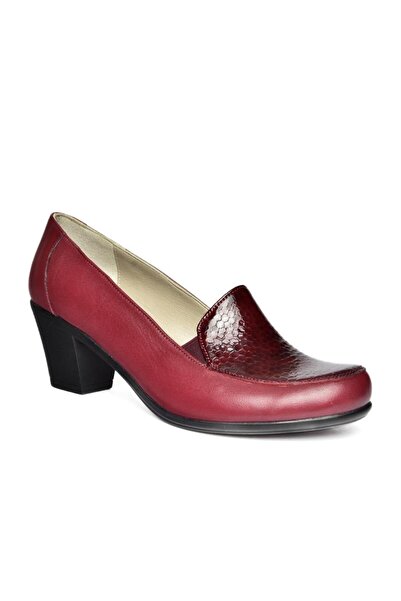 Fox Shoes R908020603 Бордовий жіночий взуття з натуральної шкіри на товстому ...