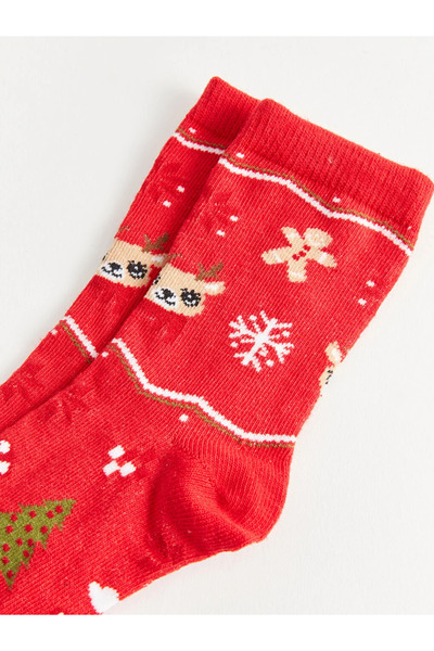LC Waikiki LCW Kids Christmas Themed Girl's Socks