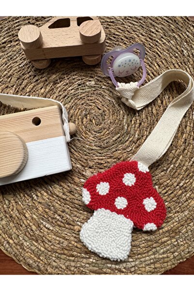 Tk Punch Mantar Emzik Askısı - Kişiselleştirilebilir panç emzik zinciri