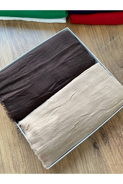 Nilbutik 2-pack Bamboo Krash Shawl