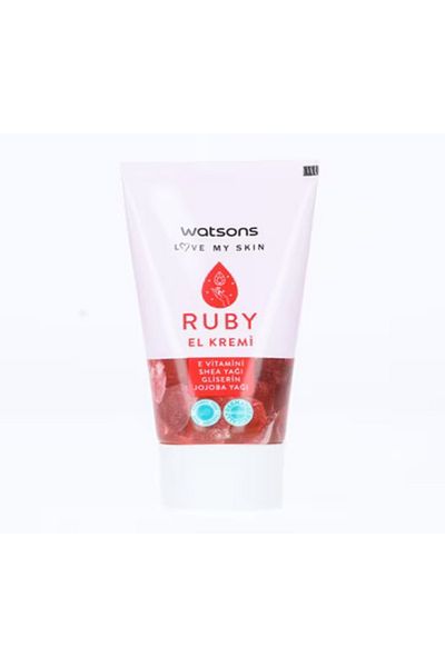 Watsons Ruby Hand Cream - 50 ml Vitamin E, Shea Butter, Glycerin and Jojoba Oil