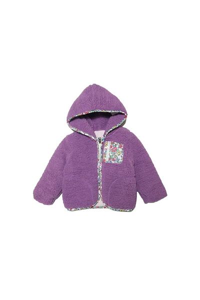 YİGİT BUTİK Yigit Butik Girl's Plush Fabric Coat