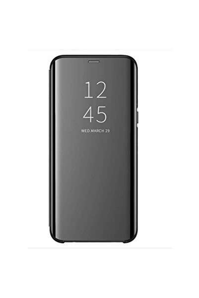 prolysus Xiaomi Redmi Note 9 Pro Aynalı Kapaklı Standlı Kılıf