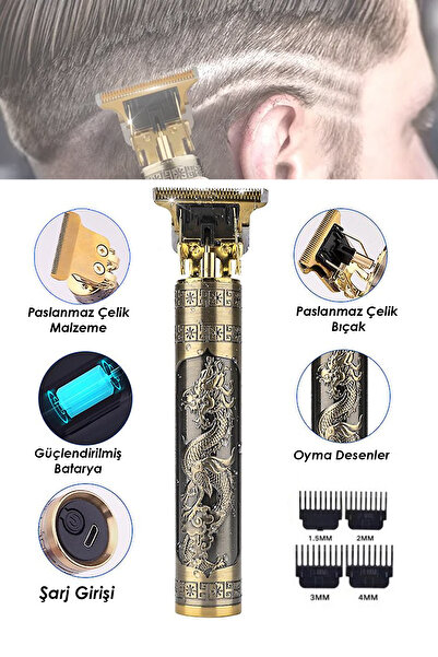 TECHNOMEN Şarjlı Tıraş Makinesi Saç Sakal Lazer Epilasyon Öncesi Kol Bacak Ya...