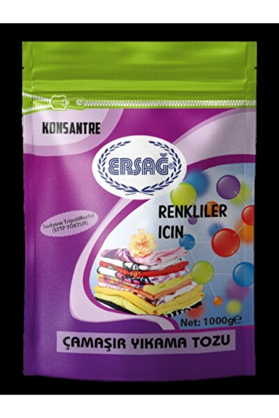Ersağ RENKLİLER İÇİN ÇAMAŞIR YIKAMA TOZU 1000 GR