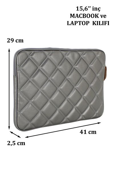 Case Club حقيبة كمبيوتر محمول متوافقة مع Macbook Air Pro مقاس 15,6 و16 بوصة، رمادي فضائي