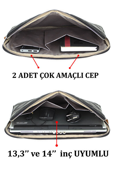 Case Club حافظة كمبيوتر محمول ماك بوك اير برو 13 و 13.3 بوصة مبطنة باللون البني