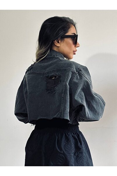 Aida Fashion Lazer kot ceket