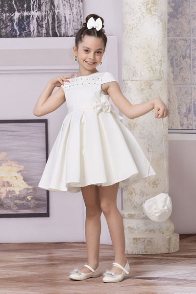 SÜSLÜ PİNK KİDS KIZ ÇOCUK ELBİSE
