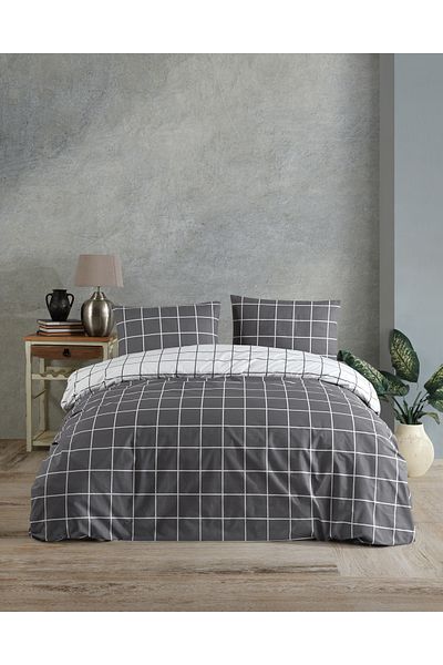 Lief Home Σετ Παπλωματοθήκη 1ης Ποιότητας 100% Βαμβακερό από Πολυτελές Ύφασμα Ranforce |   200x220