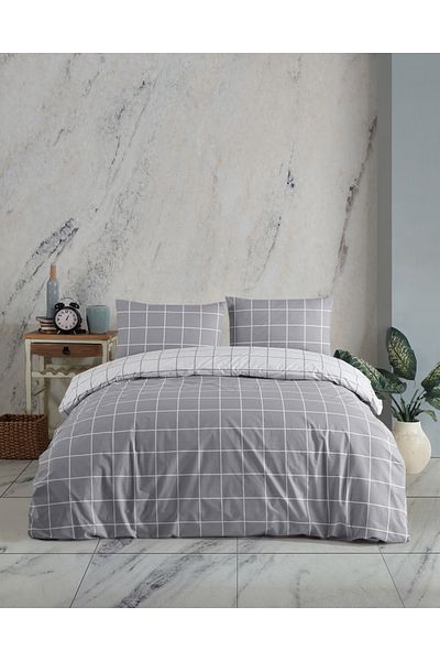 Lief Home Σετ Παπλωματοθήκη 1ης Ποιότητας 100% Βαμβακερό από Πολυτελές Ύφασμα Ranforce |   200x220