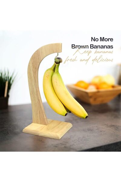 LUPPER Bambu Muz Askısı sunumluk hediyelik asmalık taze meyve sepeti