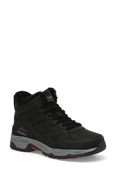 Kinetix ARCTIC PU KRK HI 3PR - Μαύρες ανδρικές μπότες Shearling