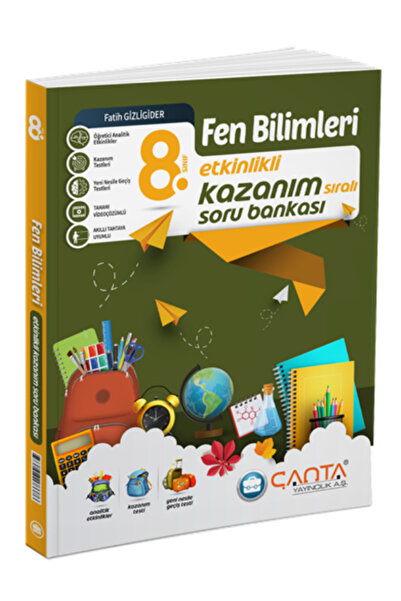 Çanta Yayınları 8.SINIF FEN BİLİMLERİ ETKİNLİKLİ SORU BANKASI-ÇANTA YAYINLARI