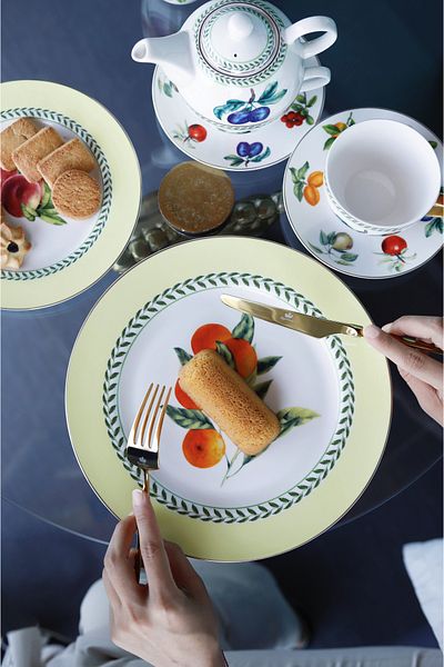 Lucky Art Blanche Bone Single Porcelain Cup Set - 0-499 ml