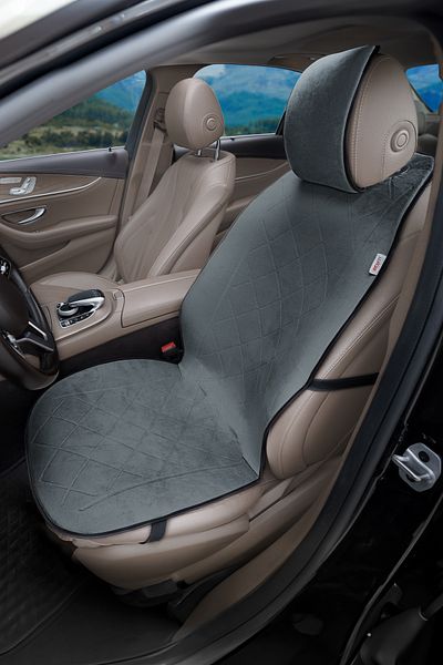 Otom Premium Protective Car Seat Cushion High Quality Suede Smoked