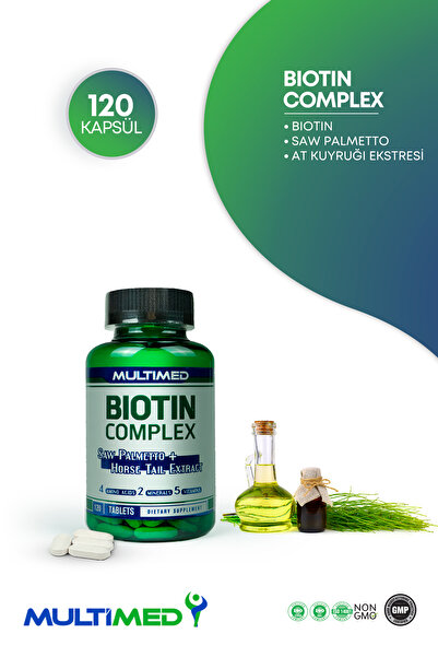 Multimed Biotin Kompleksi – Saç & Tırnak Güçlendirici Yüksek Etkili Formül – ...