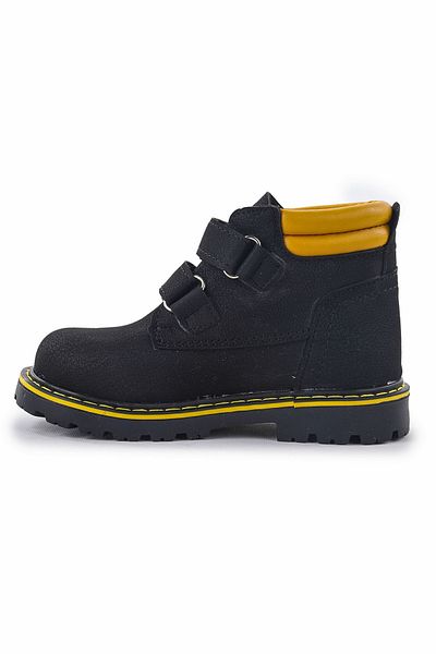 Almues Baby Boy Boots - Karamazı Kids Velcro Shoes Arz 1118