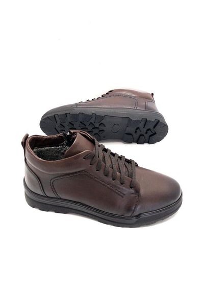 Deritarz Ανδρικές μπότες από γνήσιο δέρμα Full Orthopedic Shearling