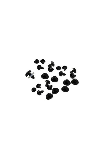 Ritzz Amigurumi Nose 10mm Μαύρο (20 Τεμάχια)