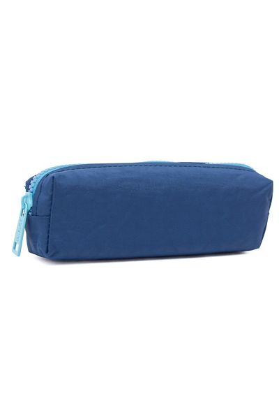 KAFF 01106 Civit Blue Crinkle Fabric Unisex Μονόχωρο Αδιάβροχο Θήκη για Μολύβι Μολυβοθήκη