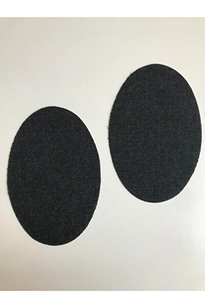 Self Casa Blugi din denim lipicioși, culoare neagră, două bucăți de plasture pentru repararea cotului și genunchiului (16,5 X 11 cm)