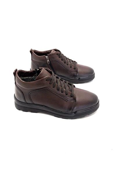 Deritarz Ανδρικές μπότες από γνήσιο δέρμα Full Orthopedic Shearling