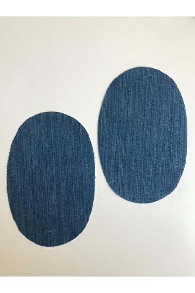 Self Casa Ütü Ile Yapışan Denim Kot Mavi Renk Iki Adet Yama Dirsek Diz Onarma...