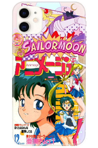 Newon غطاء حماية بتصميم مطبوع لهاتف آيفون 11 بتصميم بحار القمر أنيمي القمر ال...