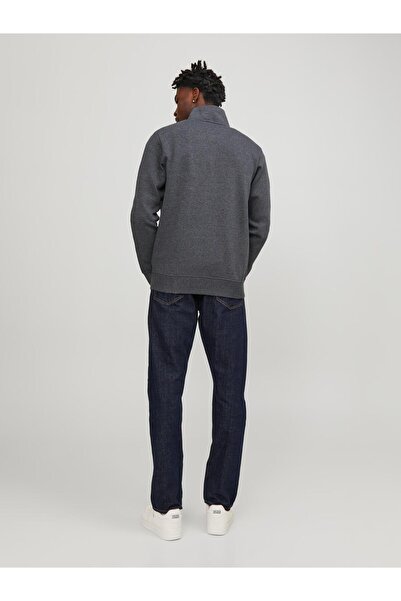 Jack & Jones Φούτερ με φερμουάρ PRAU23 Premium Series