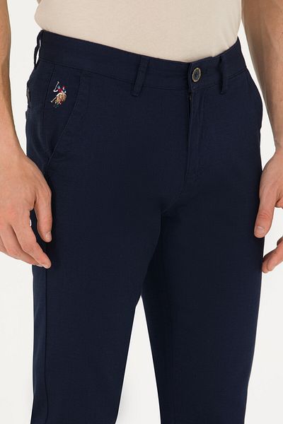 U.S. Polo Assn. US POLO ASSNMEN'S WOVEN SLIM FIT NAVY BLUE PANT