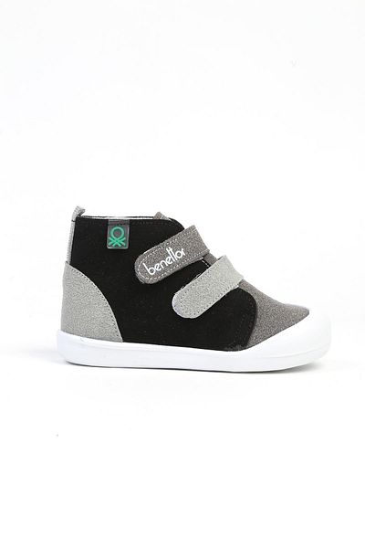 Benetton ®| BN-31182 - 3610 Black Gray - Kids Sneakers