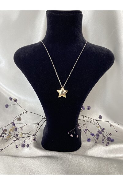 Starlight Özel Seri Gold Balon Yıldız Kolye