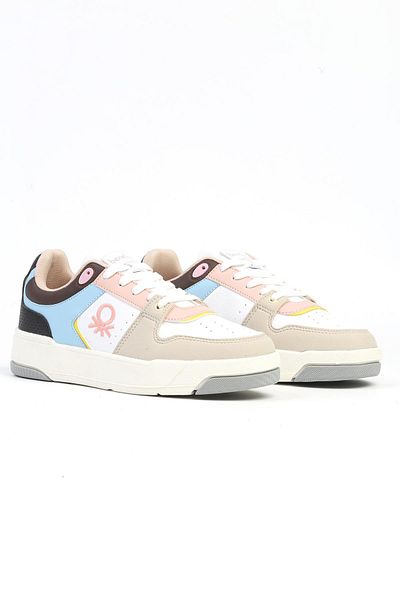 Benetton Pantofi sport de damă White Powder Bn-31211