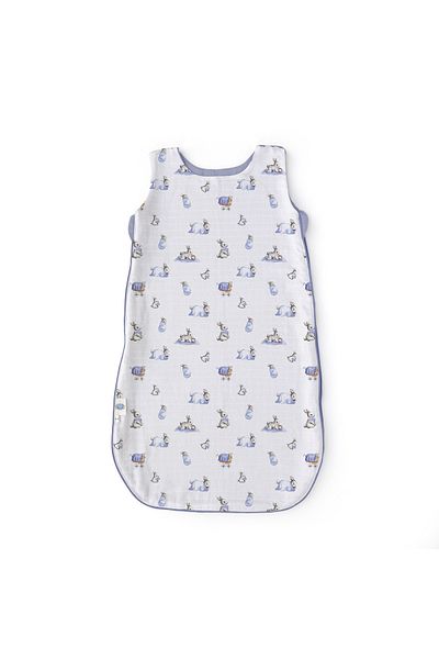 DEUX LAPINS 100% Cotton Winter Muslin Baby Sleeping Bag 1.85 Tog - Bébe Lapin 6 -18 Months