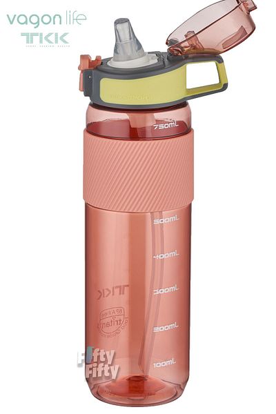 Vagonlife TKK 800 ML Thick Non-Bite Straw Bpa-Free Tritan Water Flask with Carrying Handle FFTKK1003-800ML