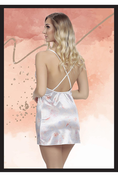 TİESSİ Women's Printed Sexy Fancy Nightgown New Season