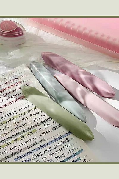 Vox Art Monet Pastel Highlighter Pen Set of 4 Blue Monet