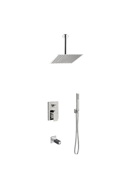 Fause Tam Ankastre Duş Seti Tavandan Tetra FAU106T