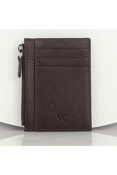 My Valice Unisex Genuine Leather Wallet and Card Holder 1823 Brown