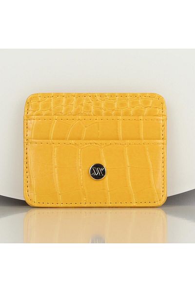 My Valice Women's Leather Wallet and Card Holder 1624 Yellow