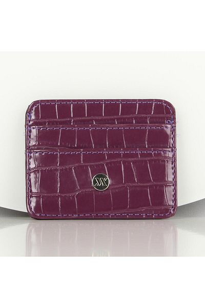 My Valice Women's Leather Wallet and Card Holder 1624 Plum