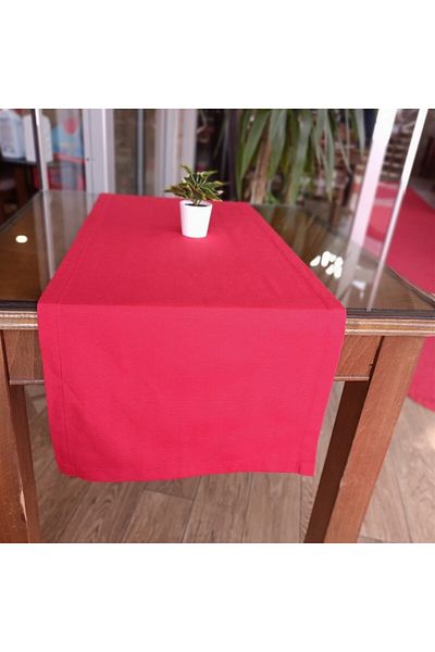 DÜŞLER EV TEKSTİLİ New Year's Red Runner