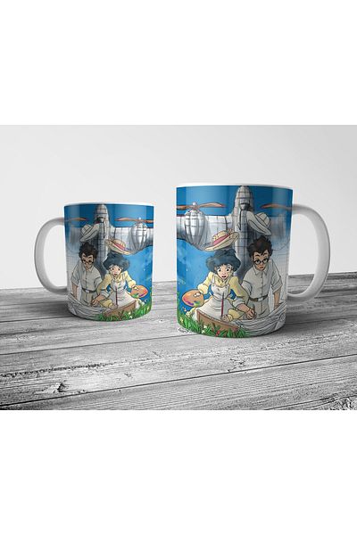 Pixxa The Wind Rises - ارتفاع الرياح - كوب ستوديو جيبلي موديل 2