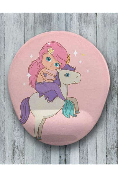HobiShop Mermaid Oval Wrist Supported Mouse Pad
