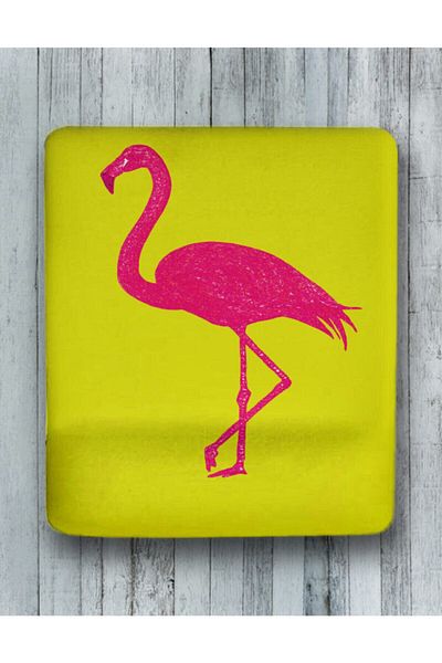 HobiShop Flamingo Wrist Support Mouse Pad