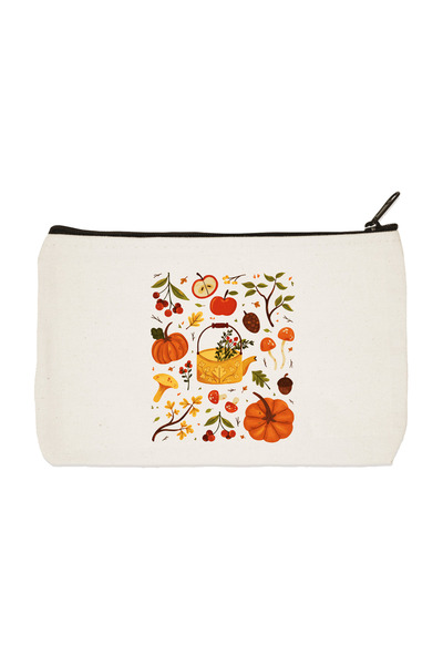 designedfy Kitchen Printed Cloth Makeup Bag, Pen Holder, Handbag