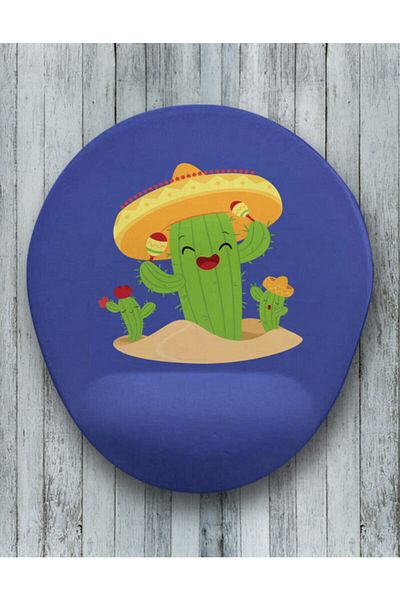 HobiShop Подложка за мишка Happy Cactus Oval