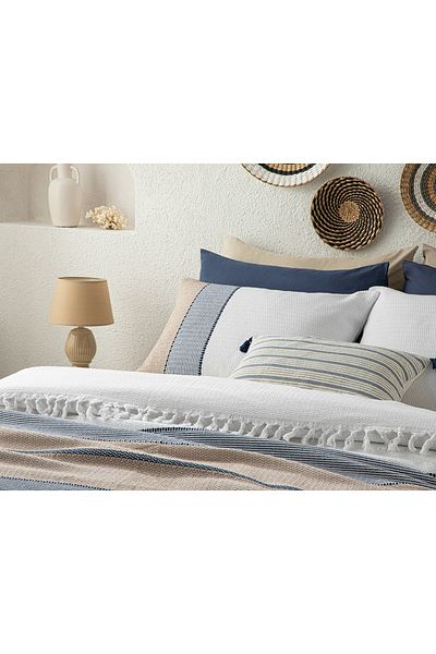 English Home Κάλυμμα κρεβατιού Matty Navy Blue Μονό Υφαντό - 160x240 cm